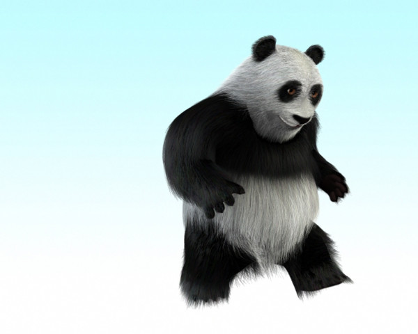 3dsmax panda bear - Panda bear by locoleon